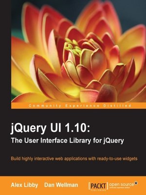 cover image of jQuery UI 1.10
